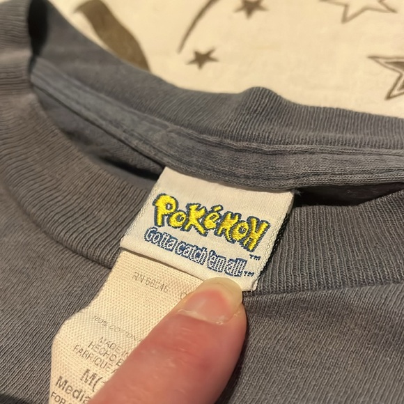 Rare vintage 90s Nintendo Pokémon Charizard kids shirt 10-12 - Picture 5 of 9